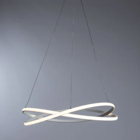 Подвесная люстра Arte Lamp Swing A2522SP-2WH (LED, 220V, пульт управления, управление смартфоном, умный дом - Алиса, Tuya Smart, на тросе)