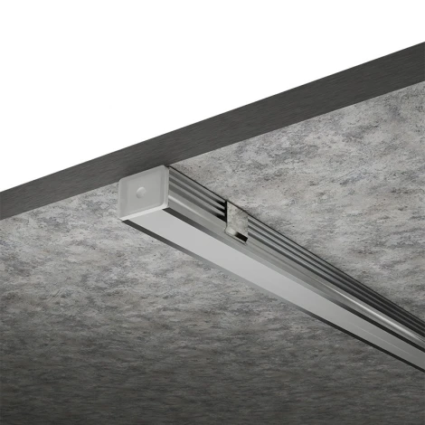 Профиль алюминиевый накладной серый 12х16х2000 мм Wolta WAP WAP-S-16/12/2000-A