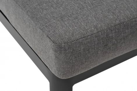 "Париж" модуль диванный алюминиевый центральный, цвет серый 4SIS арт.УТ-00006730