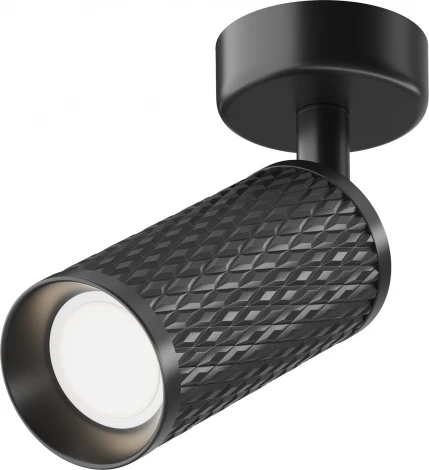 Потолочный светильник Focus Design GU10 1x50Вт Maytoni Technical C034CL-01B (220V, круглые)