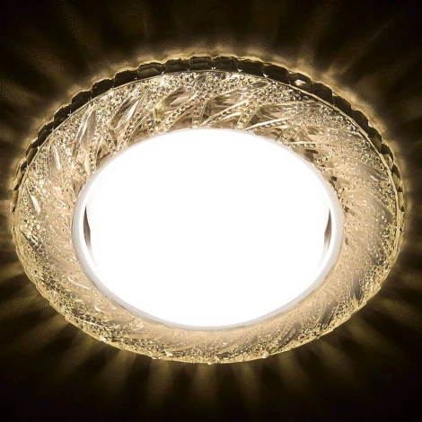 Встраиваемый точечный светильник Ambrella Gx53 Led G303 CL/WW (220V)