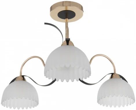 Потолочная люстра на штанге Arte Milano Napoli 327306/3 FG+BK (220V)