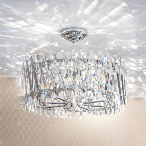 Подвесная люстра Citilux Ингвар CL334281 (220V, на цепи, круглые)