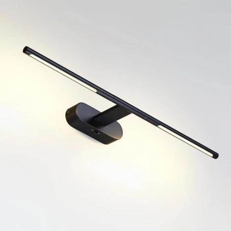 Подсветка для картин Odeon Light Aledo 6634/7WL HIGHTECH металл/черный/акрил IP20 LED 7W 3000K/4000K/6000K 220V (выключатель)