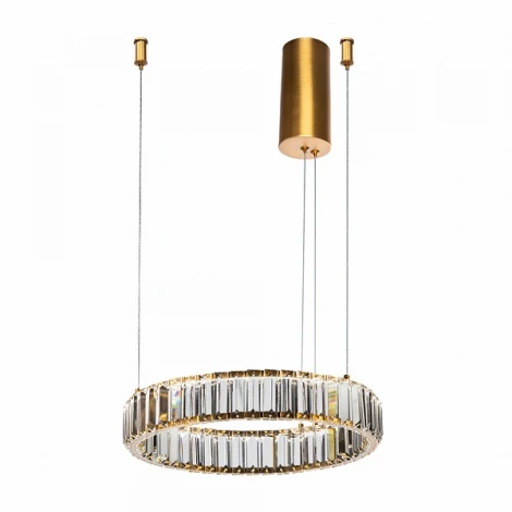 Подвесная люстра Divinare Renata 1135/17 SP-25 (LED, 220V, хрусталь, на тросе, кольцо)