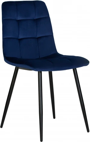 Стул обеденный CHILLY (Темно-синий Holland 60, основание черное)