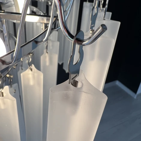 Подвесная люстра каскадная Eich Chandelier Nova 9 D65 Nickel ImperiumLoft 40,1594 (185377-22) (220V, на цепи)