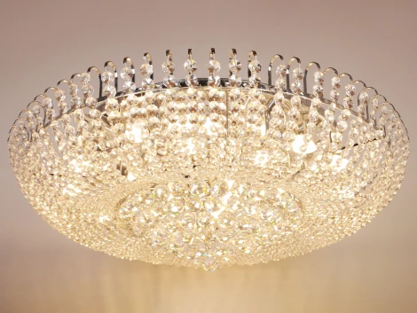 Потолочная люстра большая 737PL1-CR (220V, круглые)