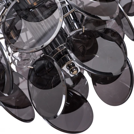 Подвесная люстра каскадная Divinare Chloe 7566/02 SP-8 (220V, хрусталь, на цепи)