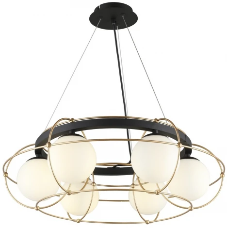 Подвесной светильник Aployt Mahot APL.317.03.06 (220V, на тросе, шарики, круглые)