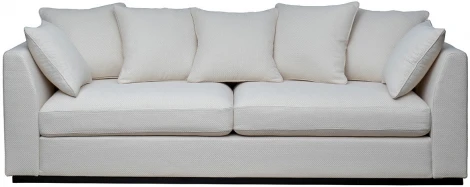 Диван Roberto трехместный, рогожка кремовый BOTEGA SVBEG 250*100*90см Garda Decor