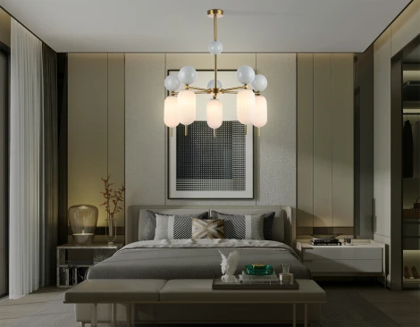 Потолочная люстра на штанге Ambrella High Light LH53104 (220V, шарики)