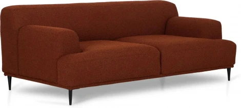 Диван Portofino 2-х местный ОГОГО (арт.706934), (Рогожка/Оранжевый)