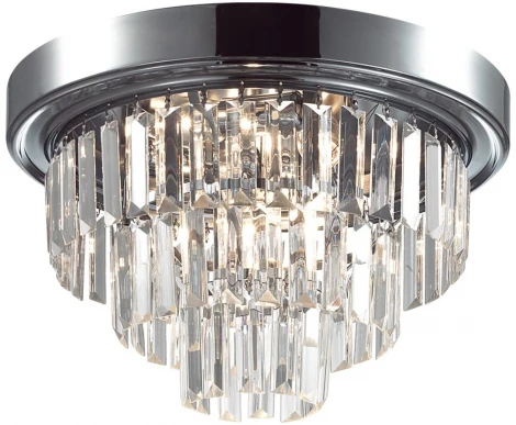 Потолочная люстра Lumion Zaha 8266/4C хром/хрусталь металл/прозрачный Е14 4*40W 220V (круглые)