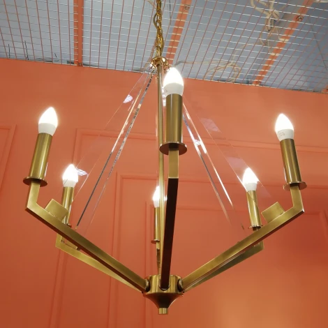 Подвесная люстра свеча Cloyd Limnor 10349 (220V, на цепи, свеча)