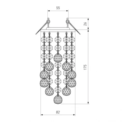 Встраиваемый точечный светильник Elektrostandard 205C-C 205C C CH/CL (хром/прозрачный)
