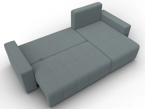 Диван угловой Лига-122 угол универсальный (ДСП,Брус,Рогожка/Серый) Лига Диванов 137599