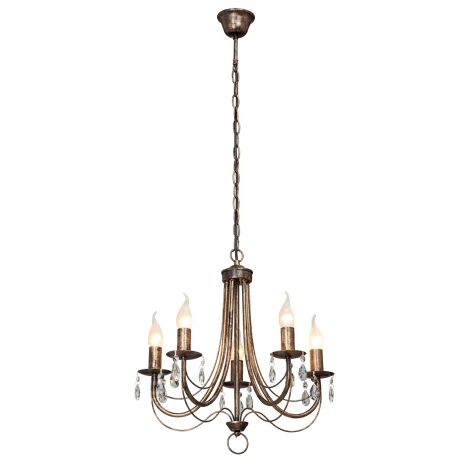 Подвесная люстра Vitaluce V1253/5 (220V, на цепи, свеча)