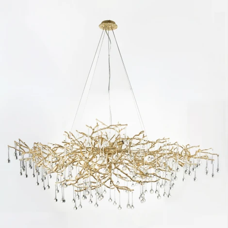 Подвесная люстра Loft It Bijout 10067/1500 GD (220V, на тросе, ветки)
