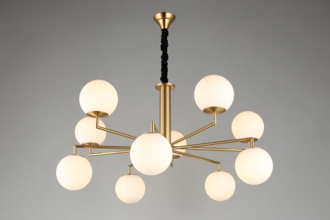 Подвесная люстра Aployt Kristian APL.759.13.10 (220V, на цепи, шарики)
