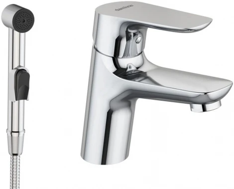 Смеситель Damixa RedBlu Origin Bit 770300000 для раковины с  гигиеническим душем