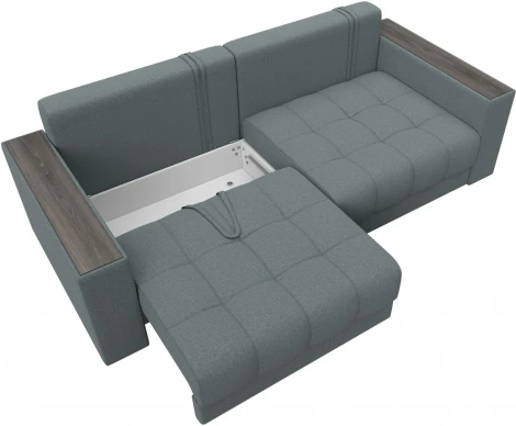 Диван прямой с декором Лига-049 НПБ Лига Диванов (Рогожка) арт.128384