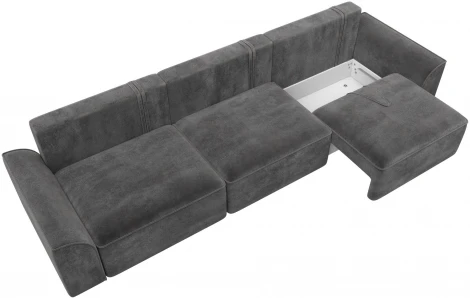 Диван прямой Лига-048 НПБ Лонг Лига Диванов (Велюр) арт.128257