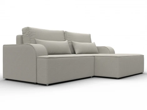 Диван угловой Лига-120 угол правый (ДСП,Брус,Фанера,ЛДС,Рогожка/Бежевый) Лига Диванов 137283