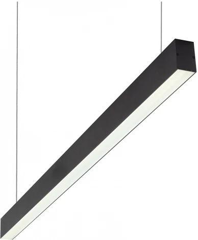Подвесной линейный светильник светодиодный IP44 Denkirs DK9154-BK