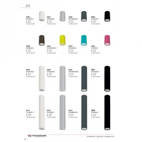 Накладной точечный светильник Nowodvorski Eye 5463 (220V)
