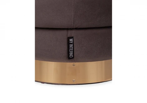 Пуфик малый серый MY iNTERNO Dallas MY19A240G(small)