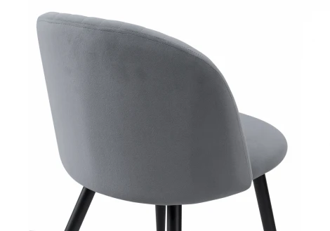 Стул Woodville на металлокаркасе Gabi 1 gray / black 15110