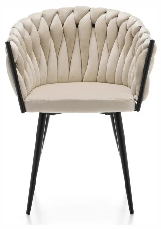 Набор из 2 стульев Refuge Cadence Hesby Металл, Черный HSBI_DC146_beige_2