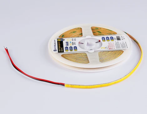 Светодиодная лента COB 400Led/10W m/ 24V IP20 4500K/ 5m*5mm*2.1mm (2 конт.) Ambrella Illumination GS4612