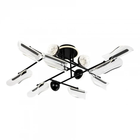 Потолочная люстра светодиодная на штанге LED4U LED4U L3200-12 BK