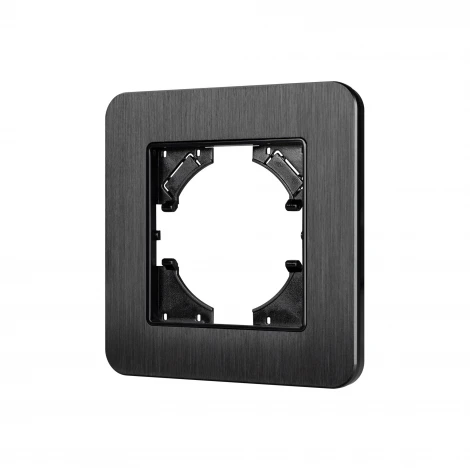 Рамка алюминиевая FRM-AKIRY-AL-1-BK (Arlight) 049681