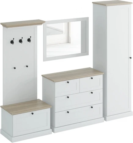 Композиция Caprio 1 ОГОГО (арт.433974), (ЛДСП,МДФ/Белый)