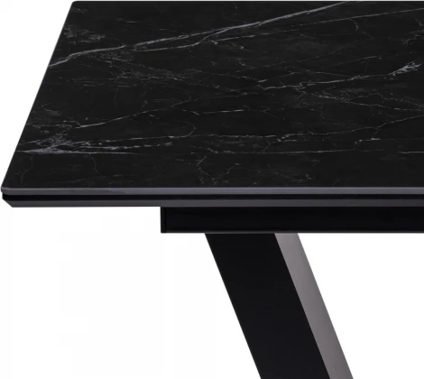 Стол на тумбе Иматра (Иматра 140(180)х80х76 carla larkin / белый) Woodville арт.588523