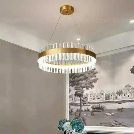 Подвесная люстра Aspend 10946 (LED, 220V, на тросе, круглые)