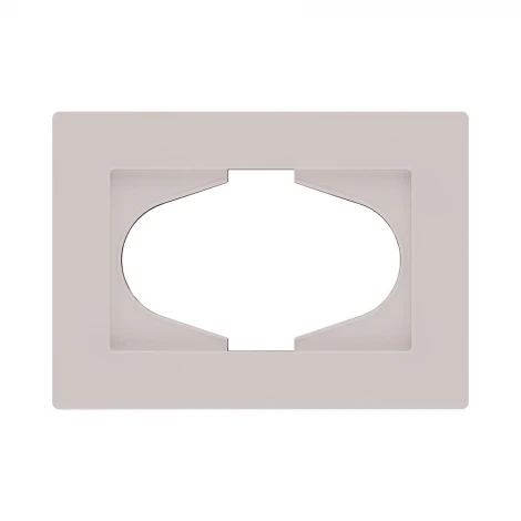 Рамка для двойной розетки кашемир матовый Kollinger Aspekt AT120CM