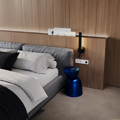 Рамка на 4 поста (белый, стекло) Voltum S70 VLS110401