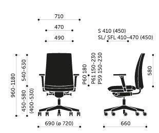 Кресло Motto 10SL Profim Ткань Evo EV-1