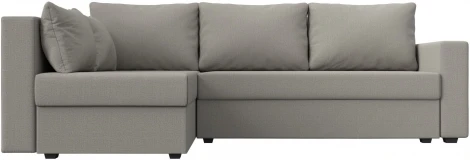 Диван угловой Мансберг левый угол (Бежевый/Рогожка) Лига Диванов арт.121536L