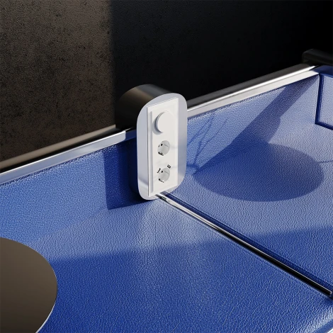 Рамка на 3 поста (белый, матовый, стекло) Voltum S70 VLS110302