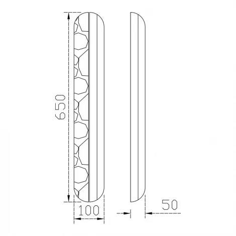 Настенный светильник светодиодный Fluorite Brilloux FL1203-6W