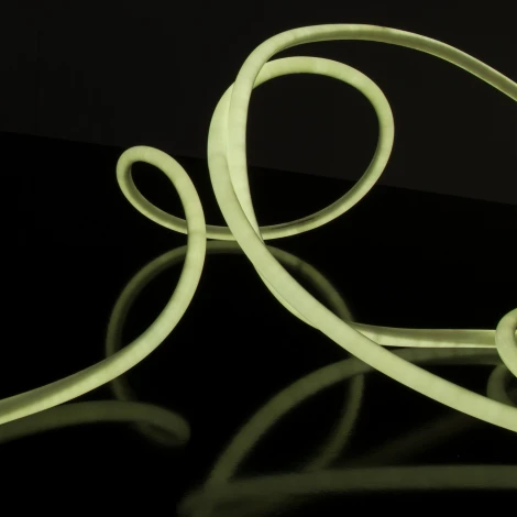 Светодиодная лента Elektrostandard Гибкий неон 220V 9,6W 144Led 2835 IP67 круглый холодный белый, 50 м