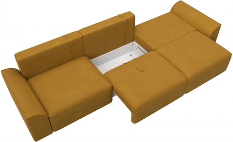 Диван прямой Лига-048 НПБ Лонг Лига Диванов (Велюр) арт.128244