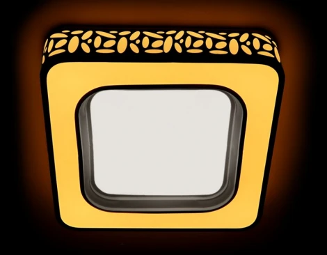 Потолочный светильник Ambrella Orbital Design F212 WH 80W D440*440