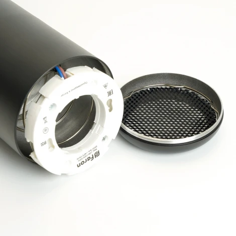 Подвесной светильник Feron HL3658 Barrel ECHO levitation 48403 12W, GX53, чёрный, с антибликовой сеточкой (220V, на проводе, круглые)