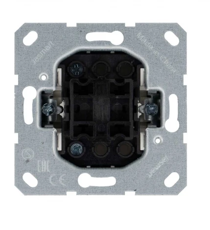 Выключатель одноклавишный (антрацит) Jasmart G-Classic G3011B